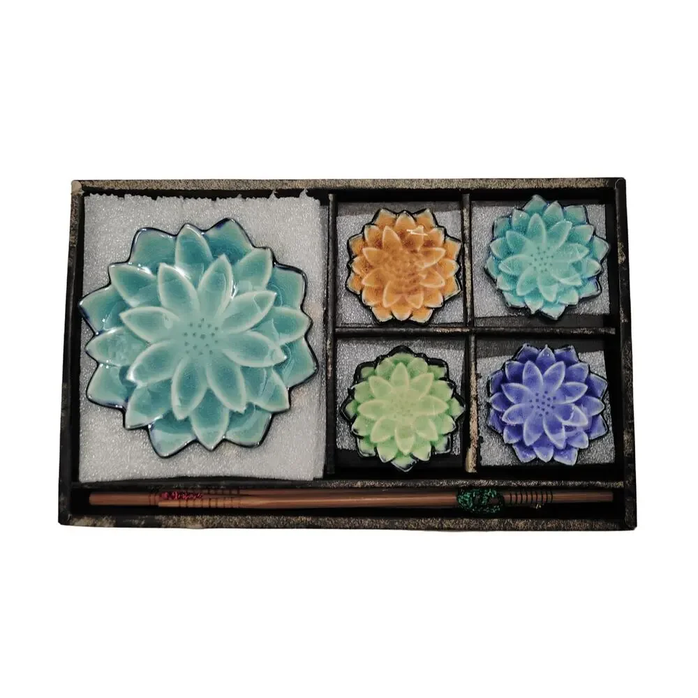 Chopsticks Andrea By Sadek Lotus Flower Sushi Set